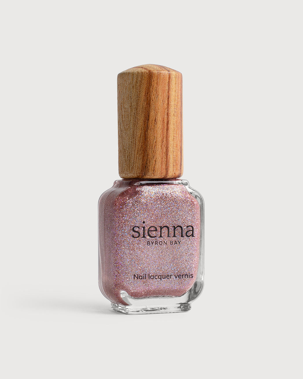 Nebula Nail Polish Glass Bottle with Timber Cap