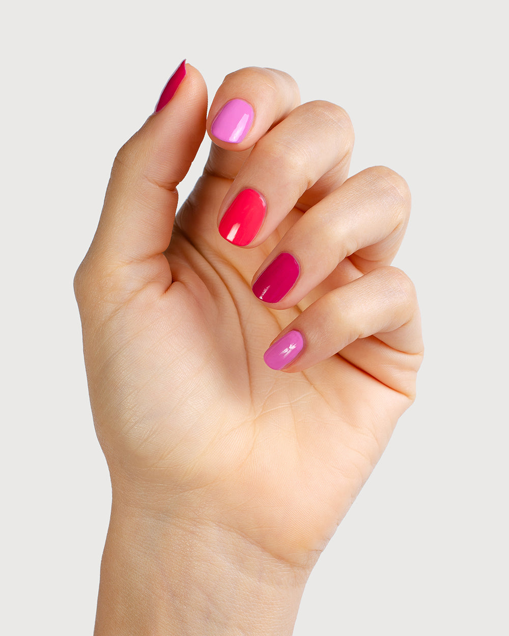 Fair Skin Tone Hand holding the Crush Trio Pack