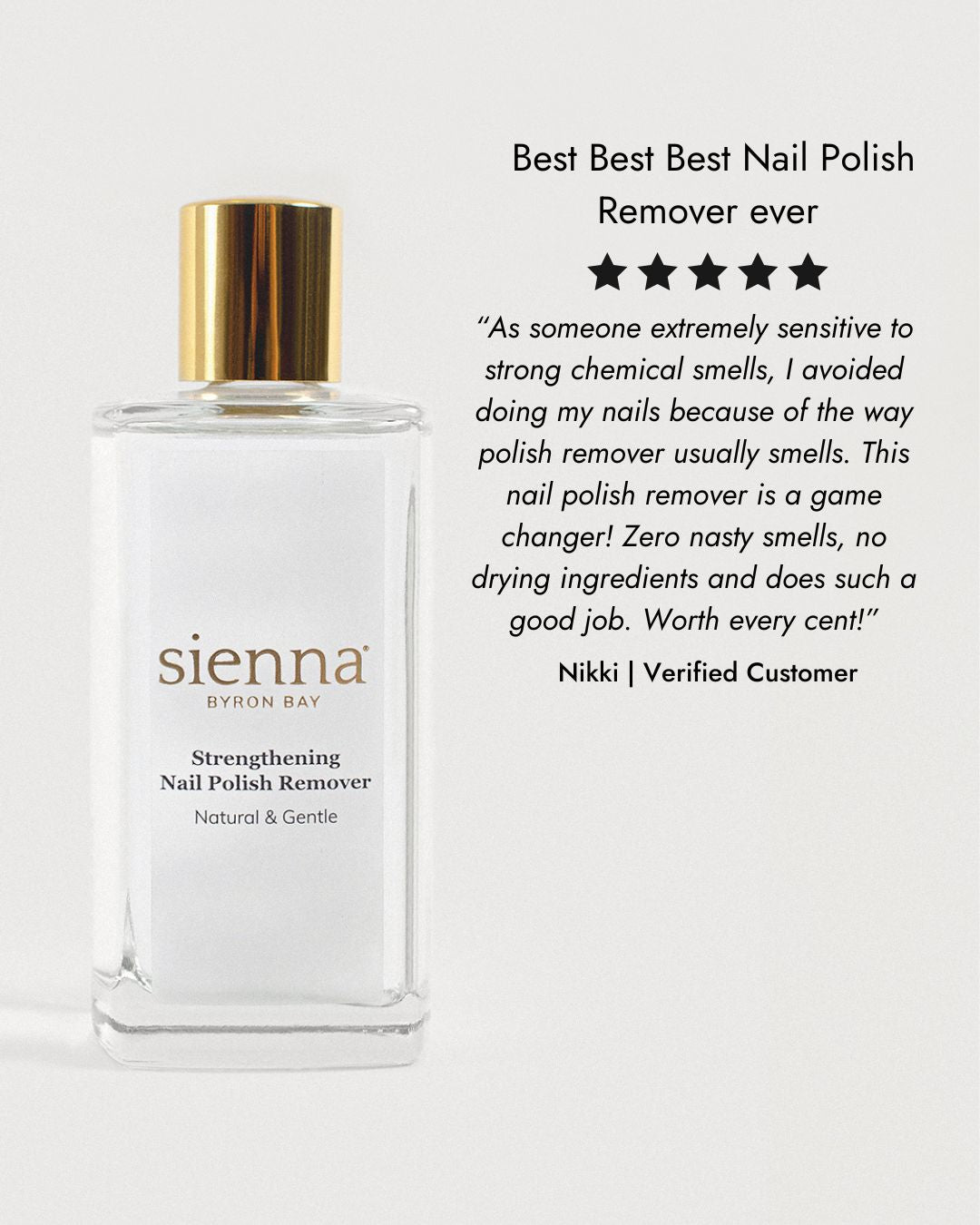 Strengthening nail polish remover 5 star review
