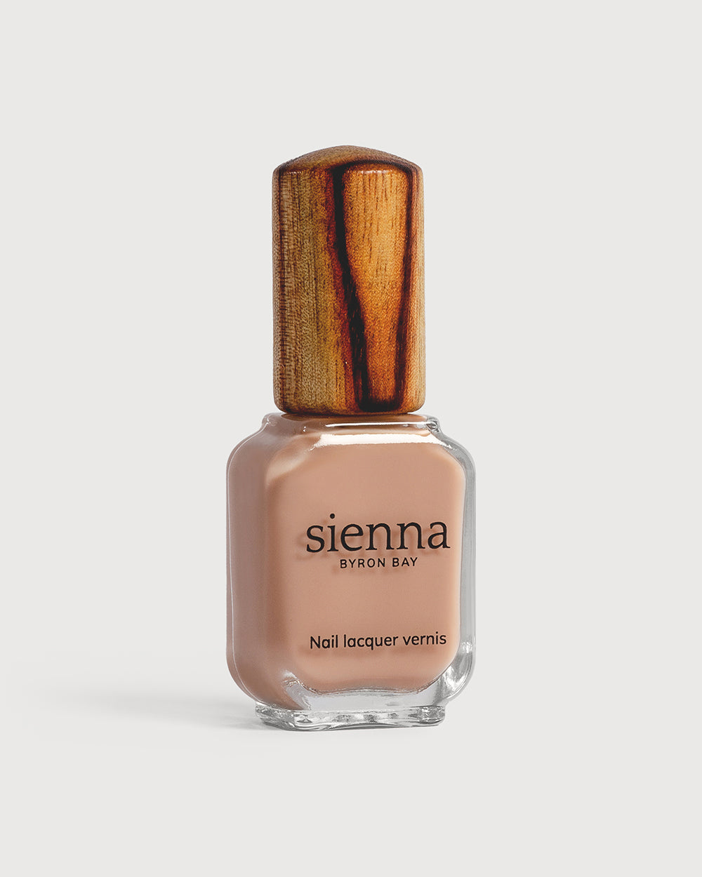 nude sheer nail polish glass bottle