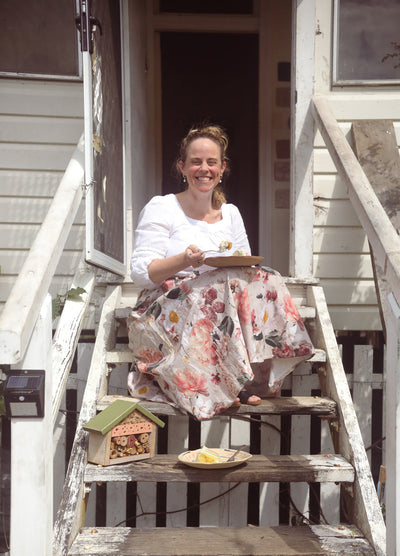 Celebrating with Earth Cake; Sienna turns 11