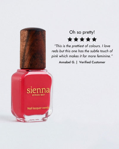 Bright Topaz Pink nail polish 5 star review