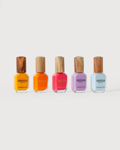 Happiness collection 5 summer nail polish colours 