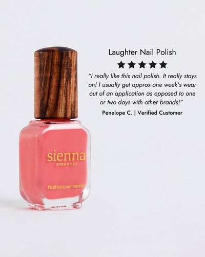 Grapefruit Pink nail polish bottle 5 star review