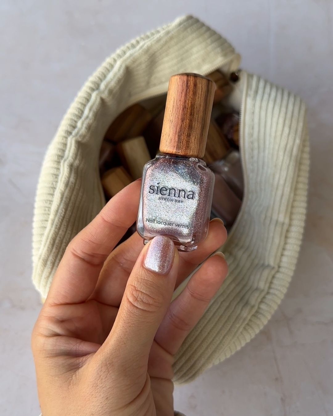 Nebula Nail Polish painted on nail