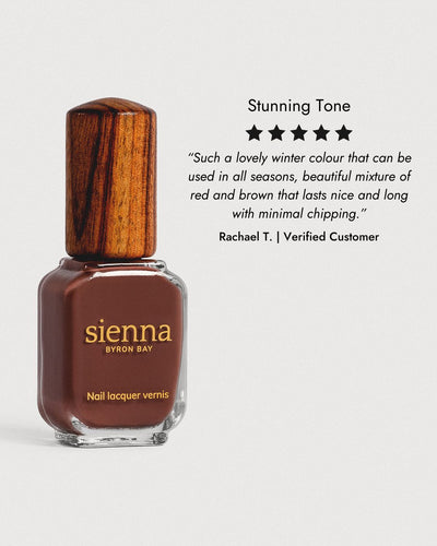 Deep burnt umber nail polish 5 star review