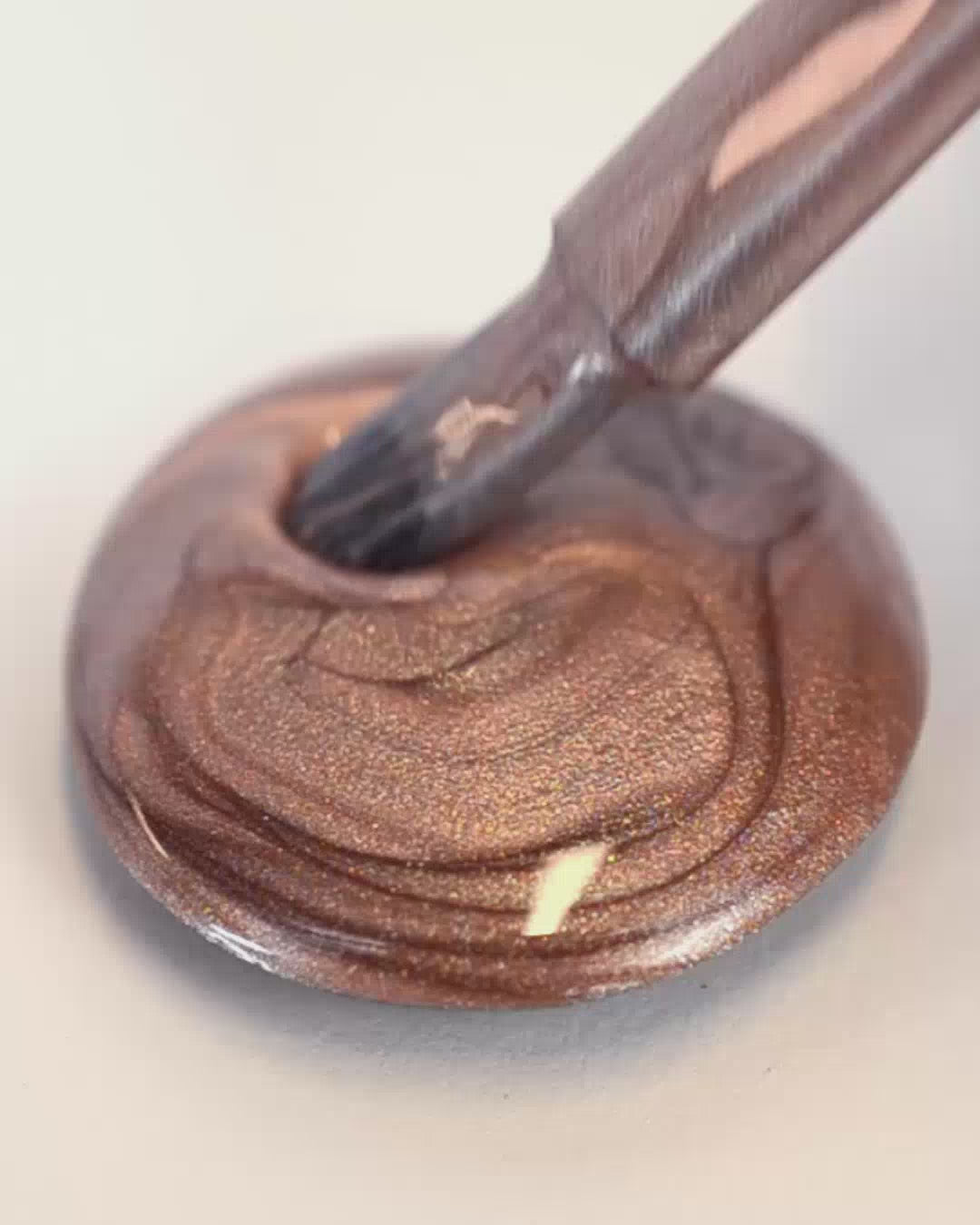 Gaia nail polish swirl video with brush