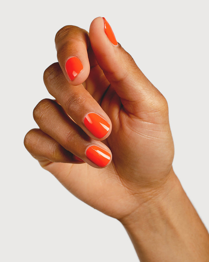 Tango Orange Natural Vegan Nail Polish us.sienna