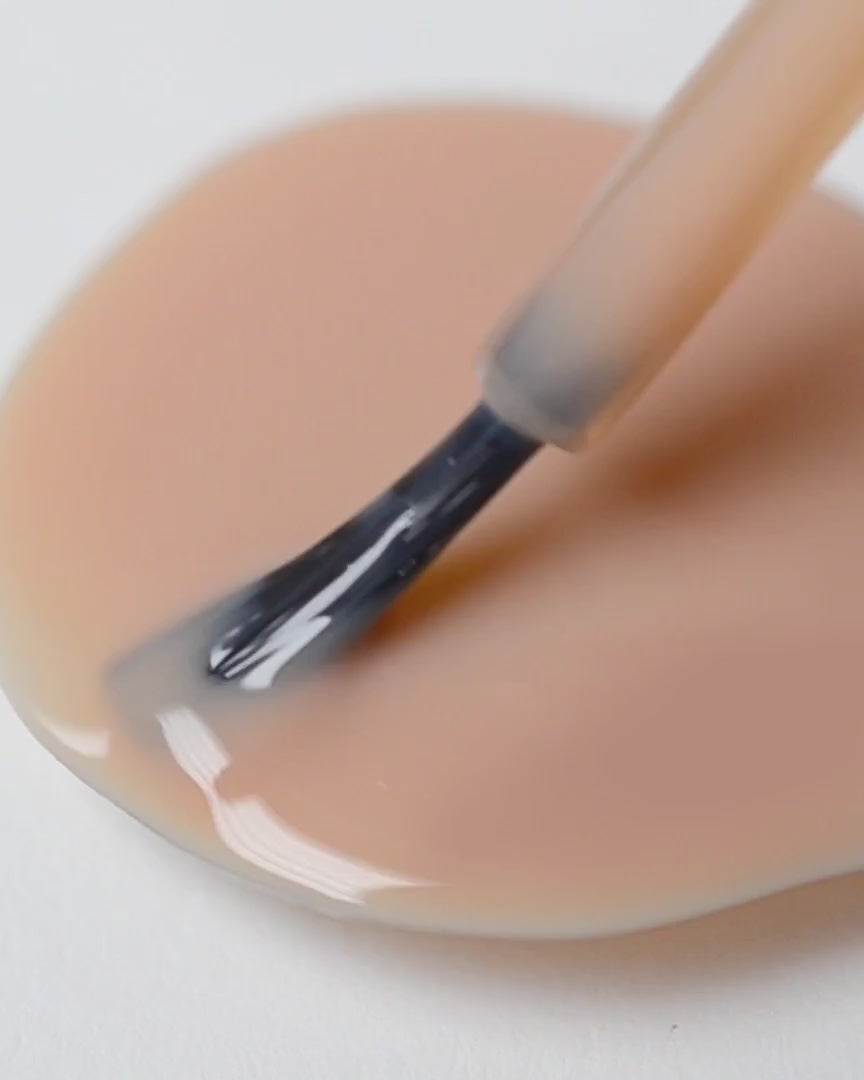 nude sheer nail polish swirl video