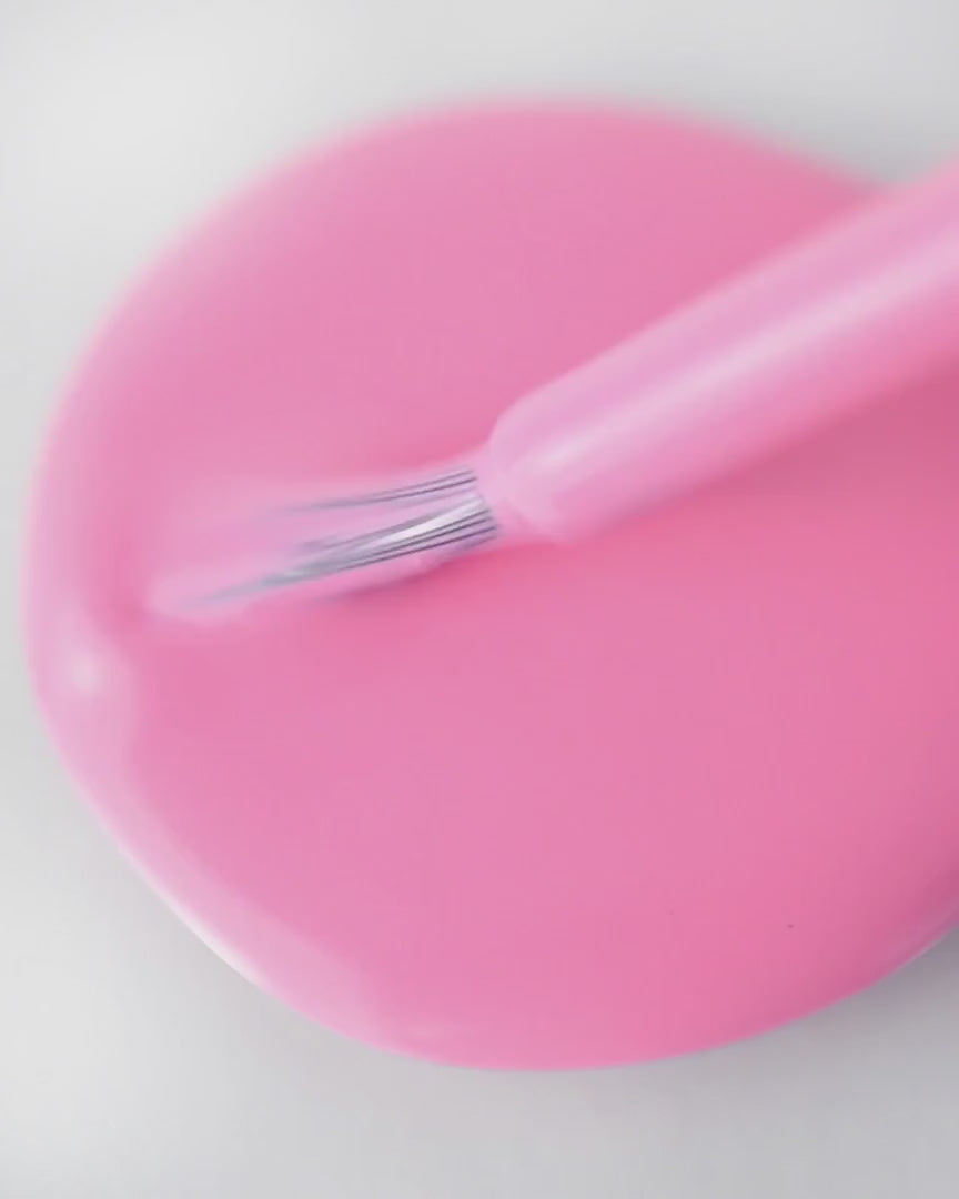 classic lolly pink nail polish swirl video