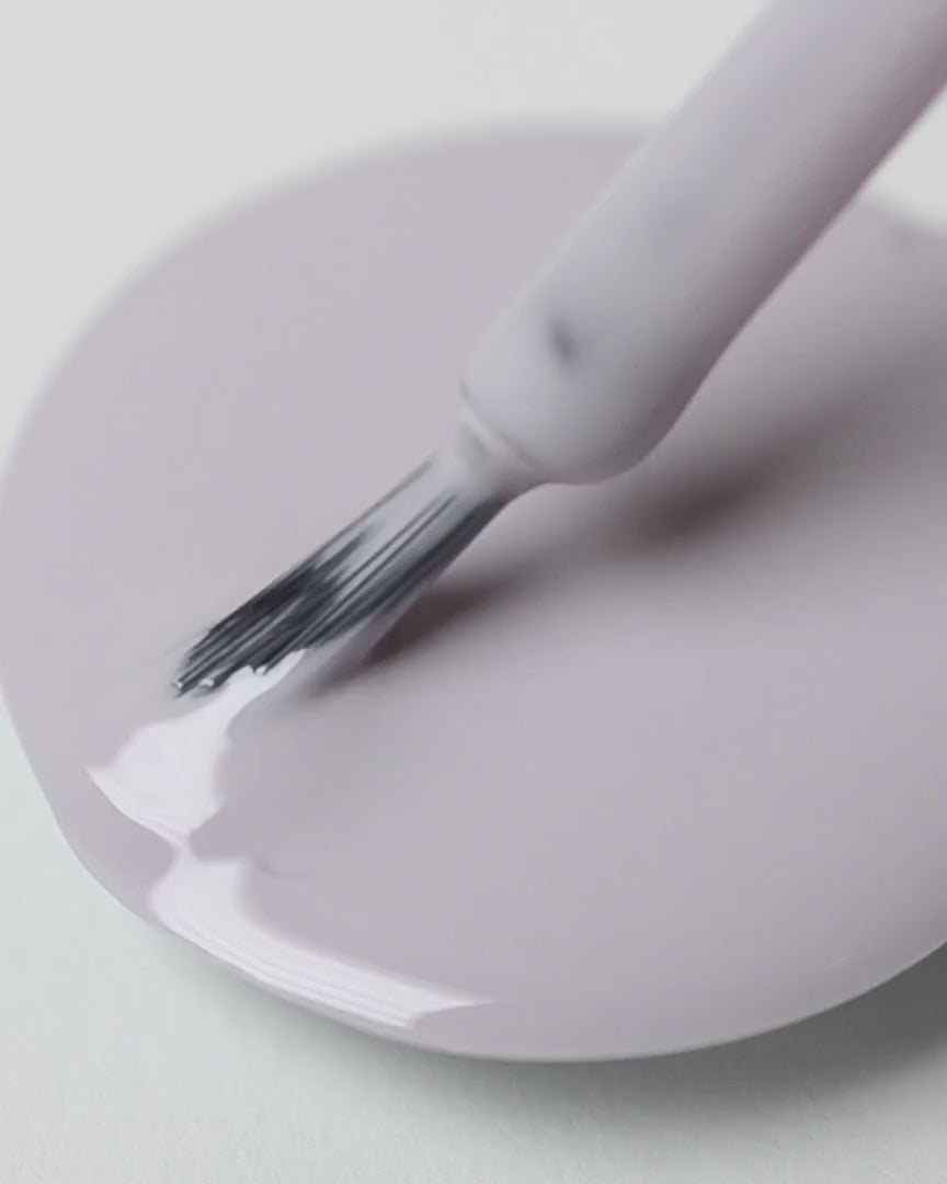 Pastel purple-grey nail polish swirl video